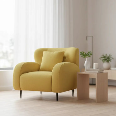 Eric Ivory Armchair (Yellow-Green)