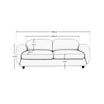 Hallie Sofa (2 seater - White)