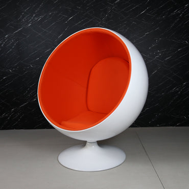 Dome Orange Pod Chair