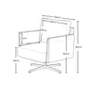 Munich Leather Hinge Chair