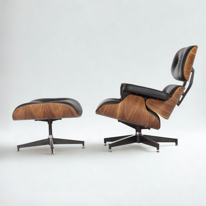 Lincoln Leather Chair & Footstool