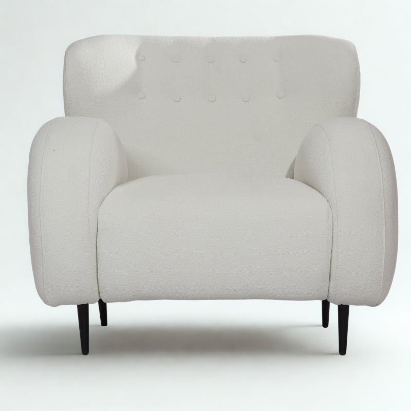 Eric Ivory Armchair (White)