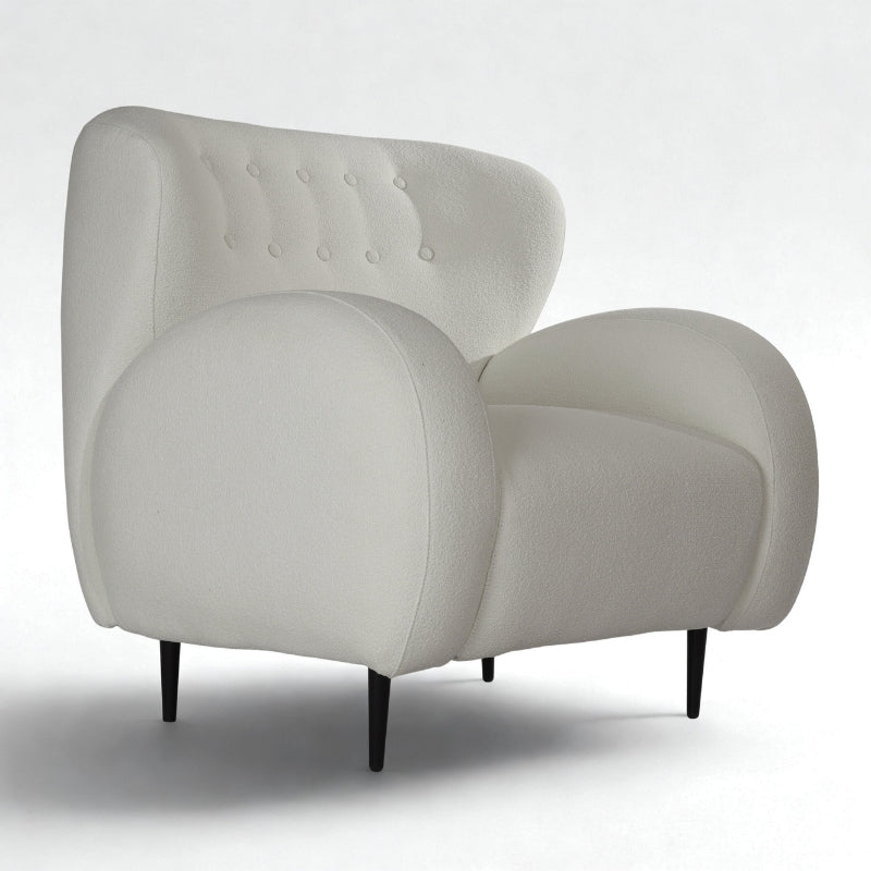 Eric Ivory Armchair (White)