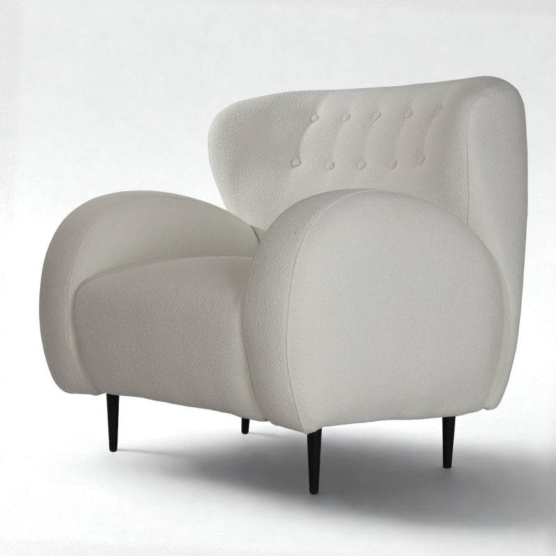 Eric Ivory Armchair (White)