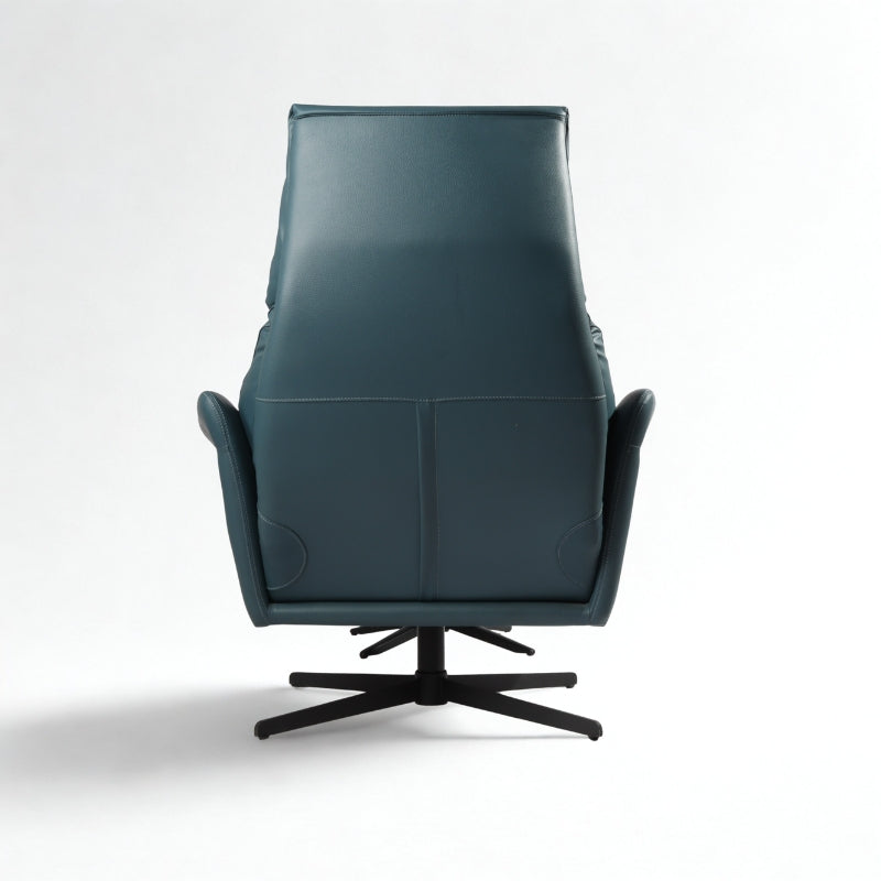 Dark Teal Corra Recliner Armchair with an Ottoman (3 positions)