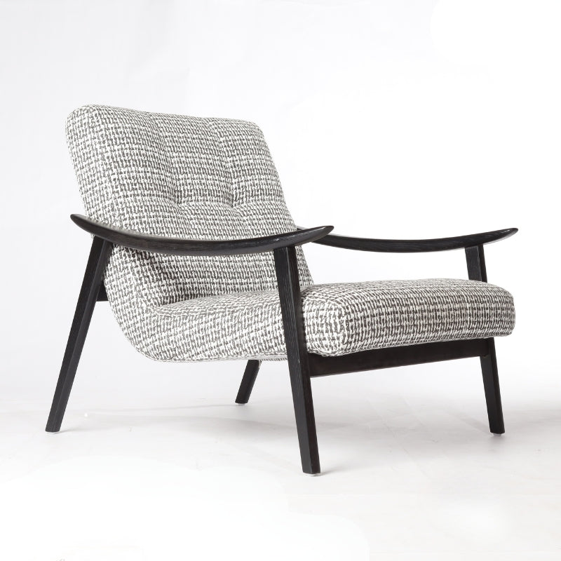 Kiara Hounds Tooth Armchair
