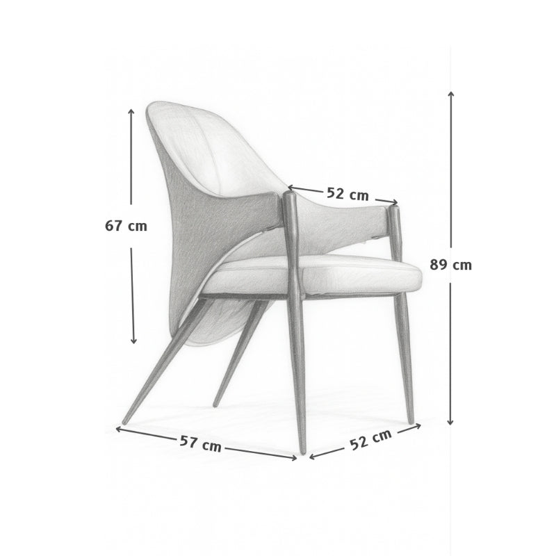 Korla Dining Chair (Brown)