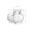 Eric Ivory Armchair (White)