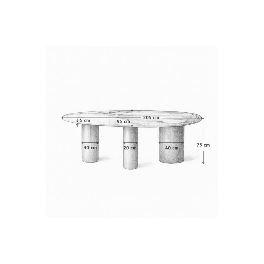 Corsica Dining Table - Display Item