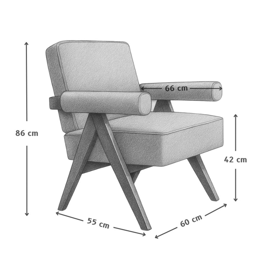Tangiers Armchair (orange)