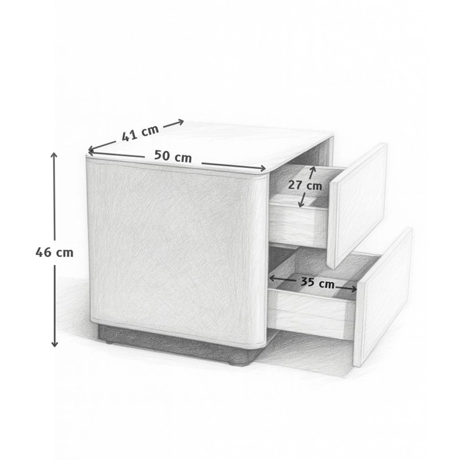 Capello Nightstand Bedside table