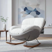 Marlin Rocking Chair (White & Grey)