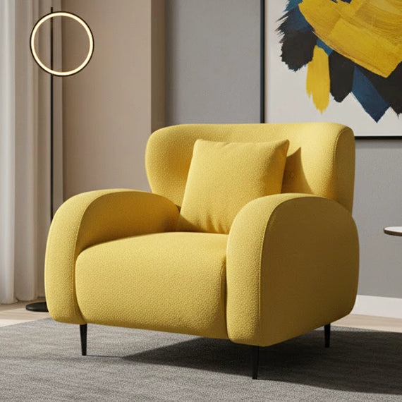 Eric Ivory Armchair (Yellow-Green)