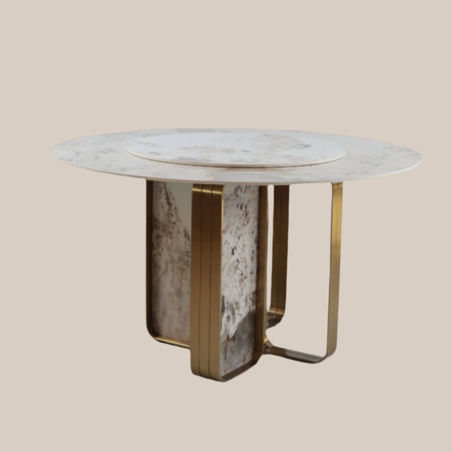 Cuero Dining Table (d:135 cm)