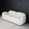 Hallie Sofa (2 seater - White)