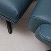 Dark Teal Corra Recliner Armchair with an Ottoman (3 positions)