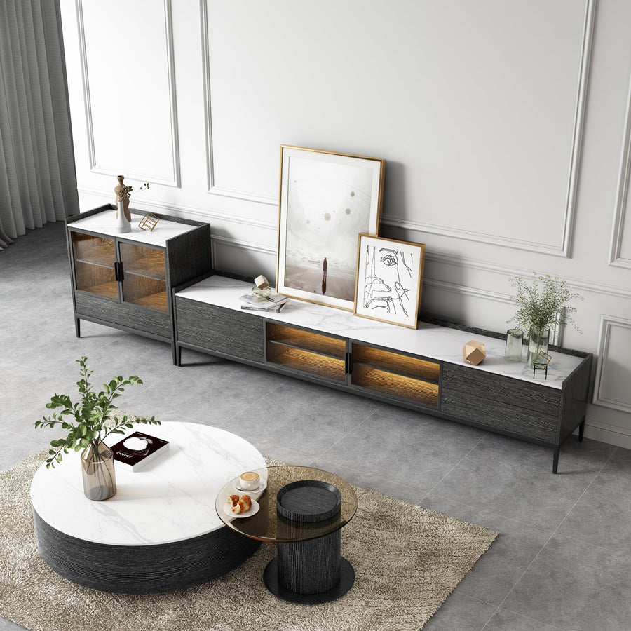 Bryce Coffee Table with the Side Table