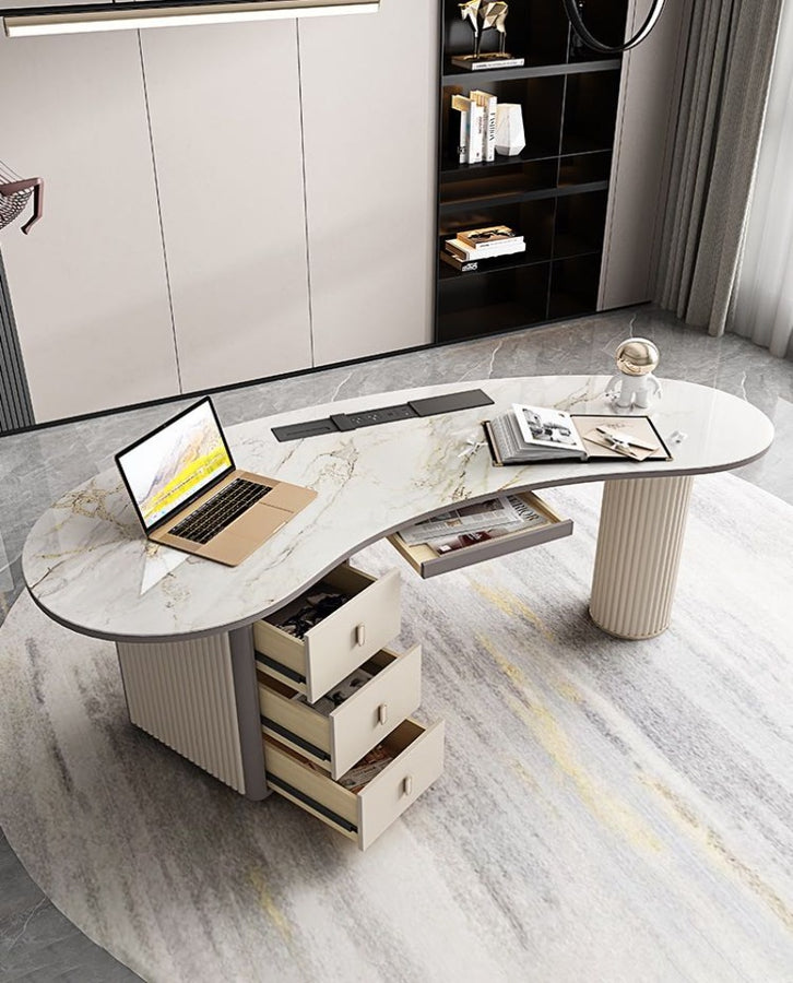 Venice Sintered Stone Desk