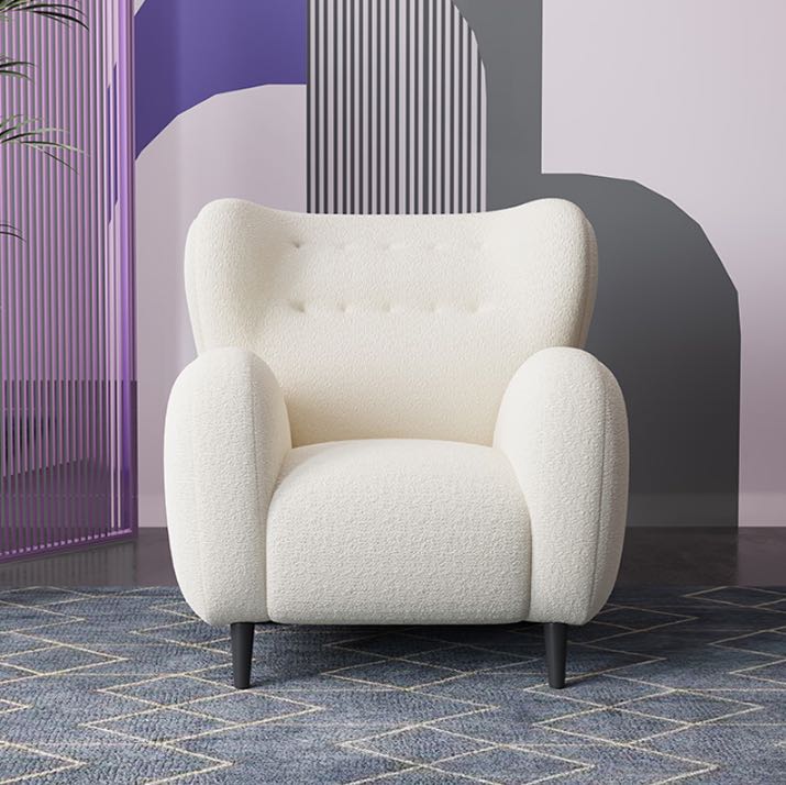 Eric Ivory Armchair (White)