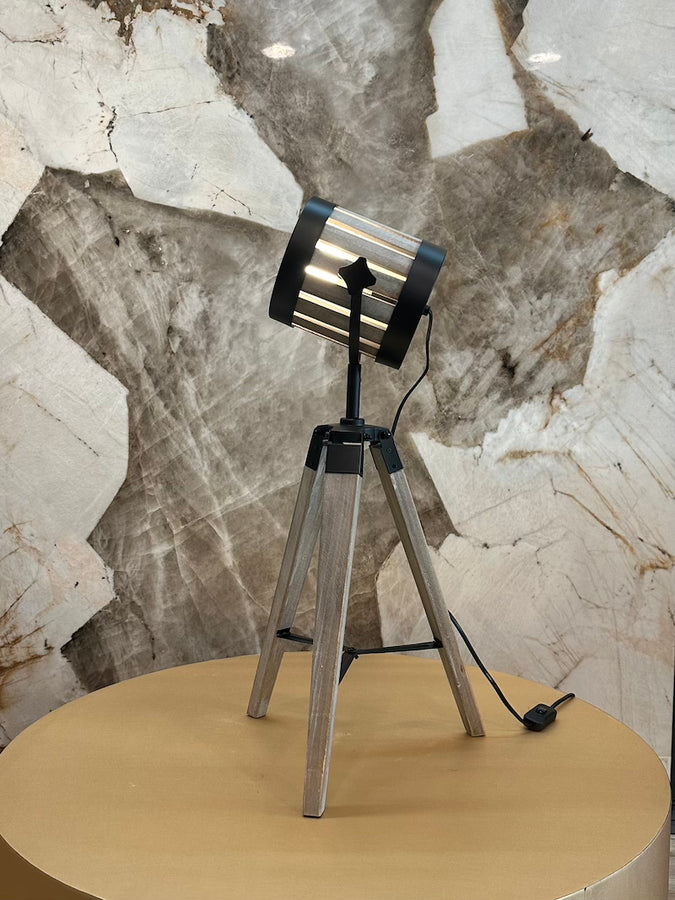 Triton Tripod Lamp Wooden