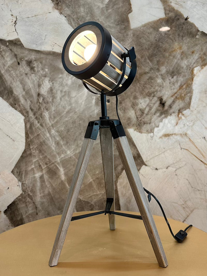 Triton Tripod Lamp Wooden