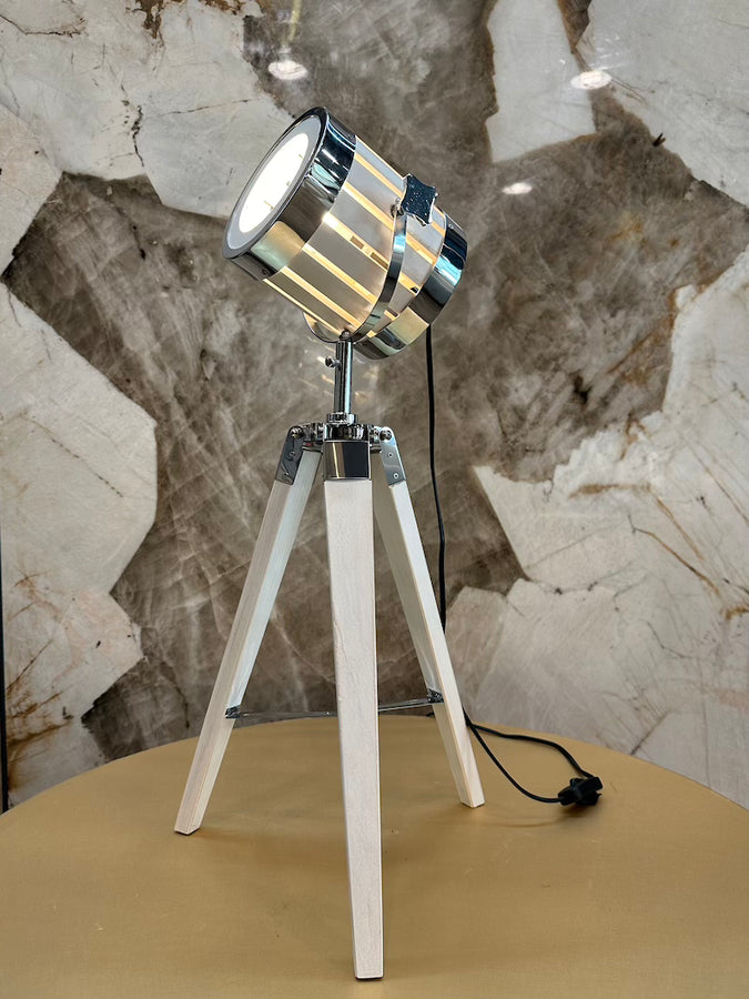 Triton Tripod Lamp White