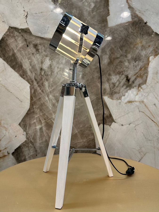 Triton Tripod Lamp White