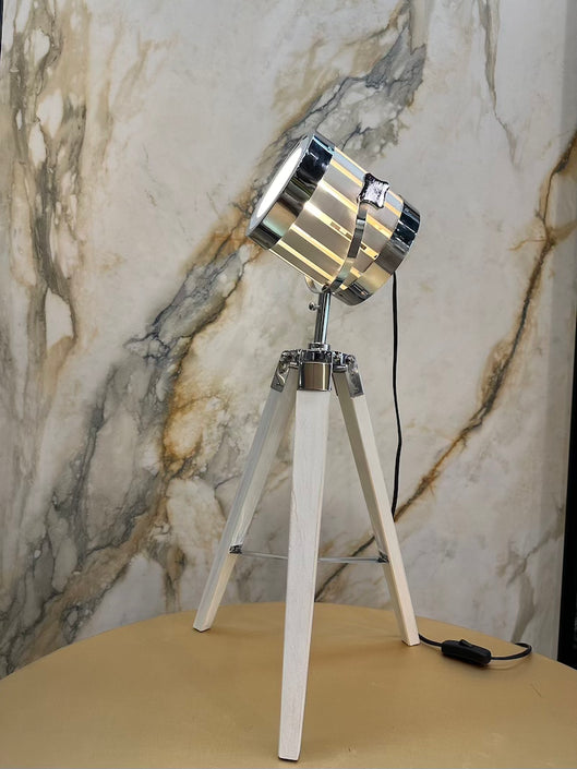 Triton Tripod Lamp White