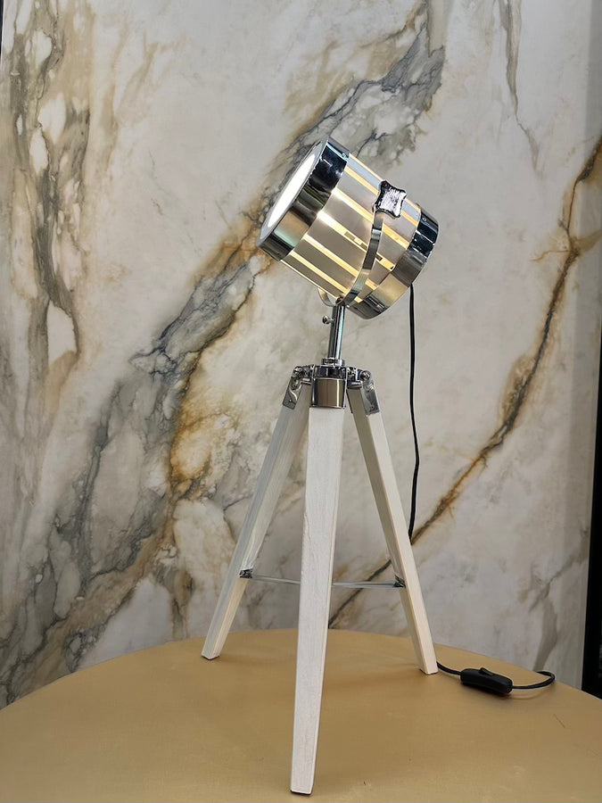 Triton Tripod Lamp White