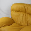 Marlin Tub Swivel Chair (Mustard Yellow & Black)