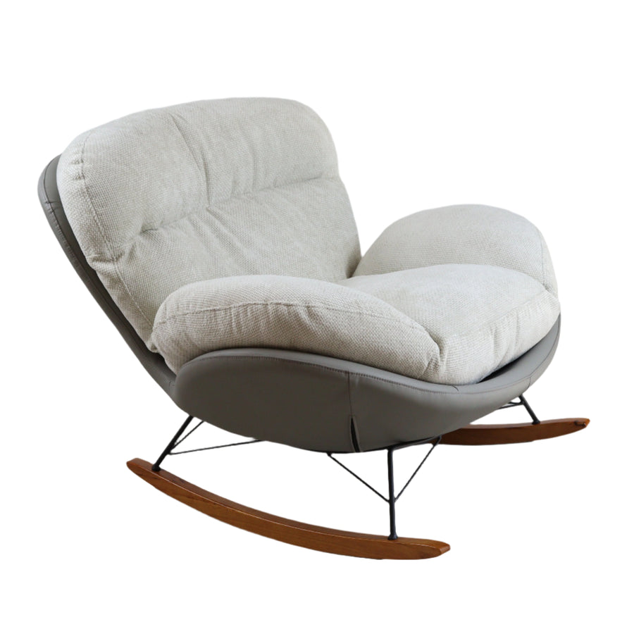 Marlin Rocking Chair (White& Grey)