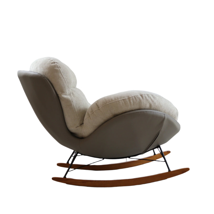 Marlin Rocking Chair (White& Grey)