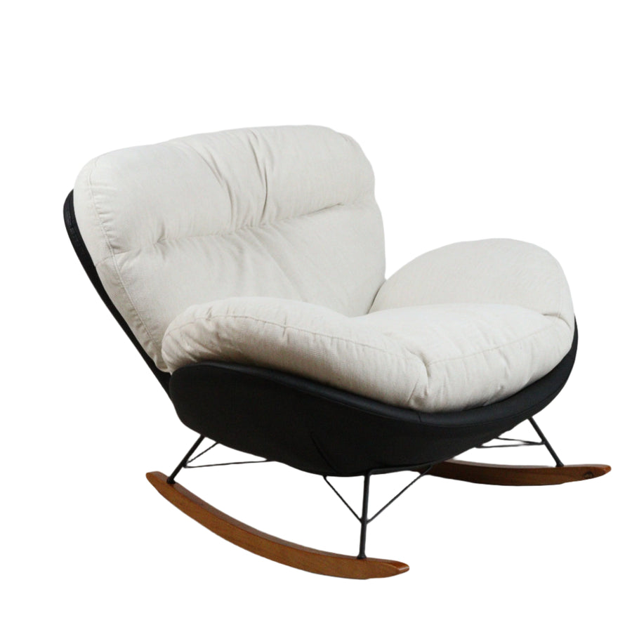 Marlin Rocking Chair (White & Black)