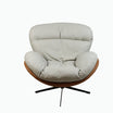 Marlin Tub Chair (Cream & Brown)