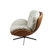 Marlin Tub Chair (Cream & Brown)