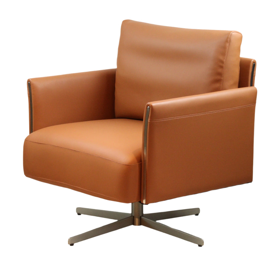 Munich Leather Hinge Chair