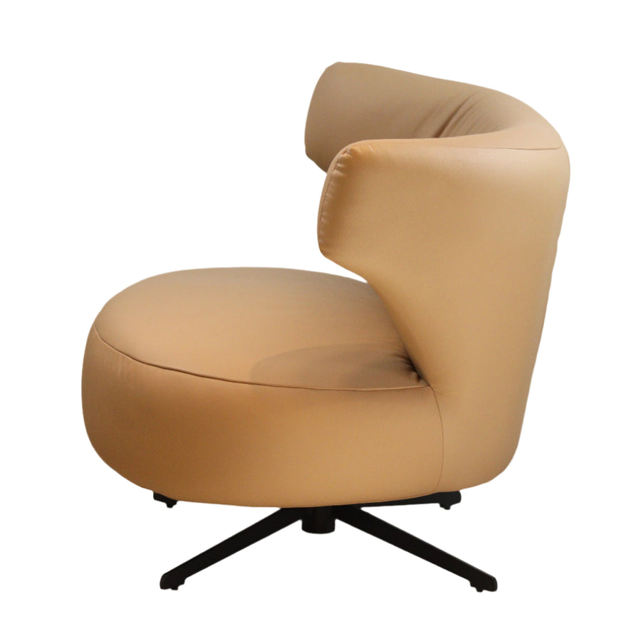 Capri Leather Swivel Chair