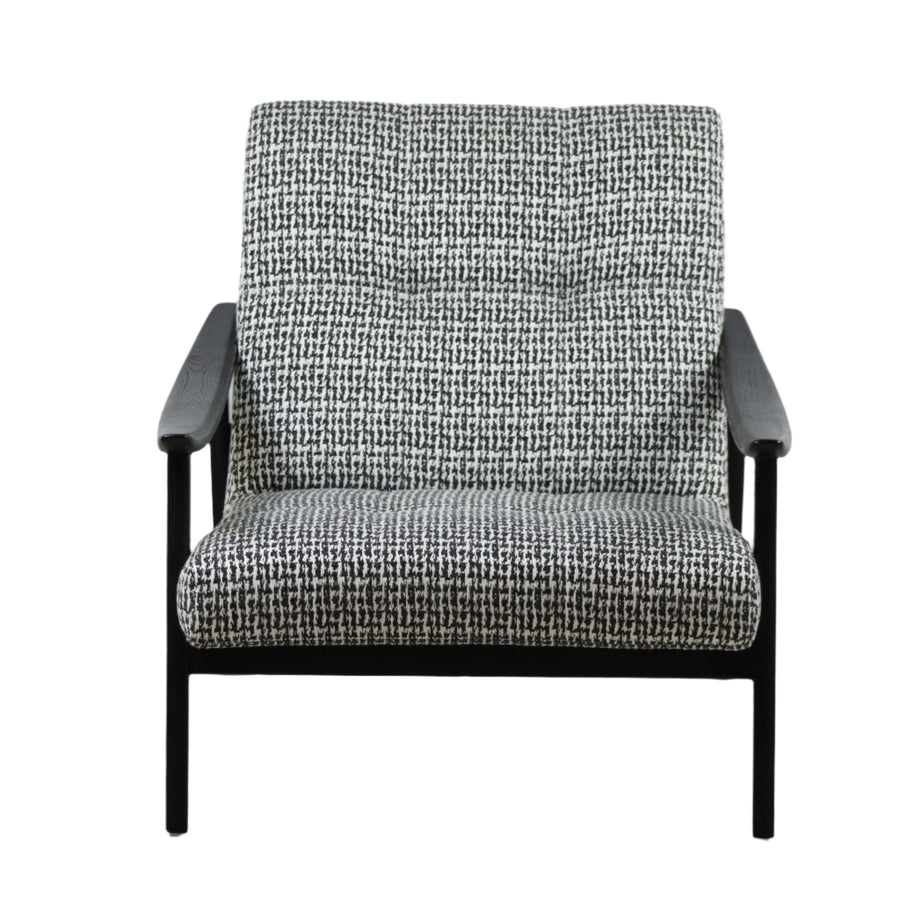 Kiara Hounds Tooth Armchair