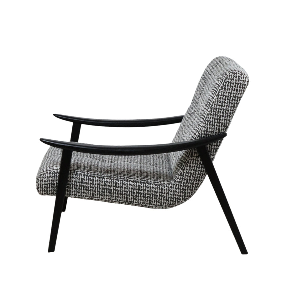 Kiara Hounds Tooth Armchair