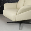 Cream Corra Recliner Armchair with an Ottoman (3 positions)