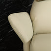 Cream Corra Recliner Armchair with an Ottoman (3 positions)