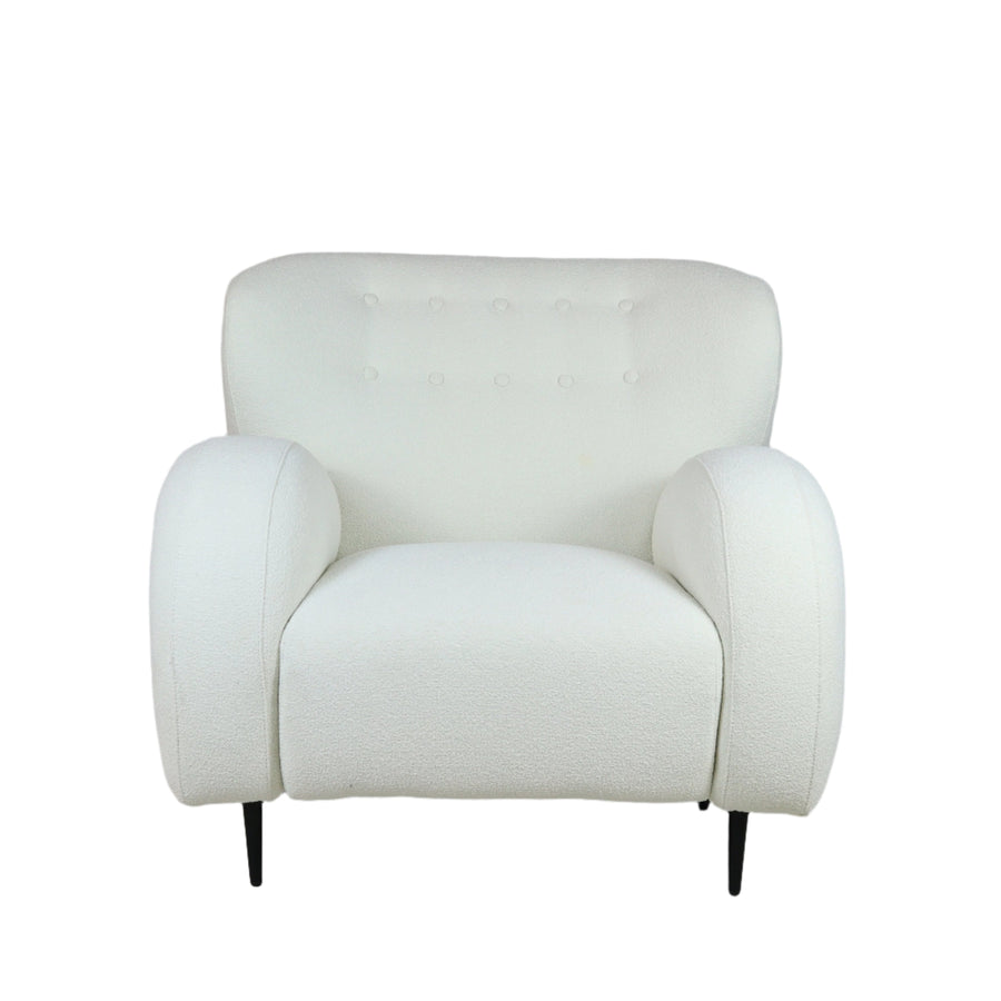 Eric Ivory Armchair (White)