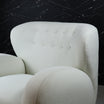 Eric Ivory Armchair (White)