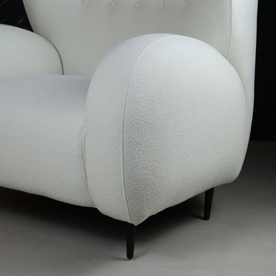 Eric Ivory Armchair (White)