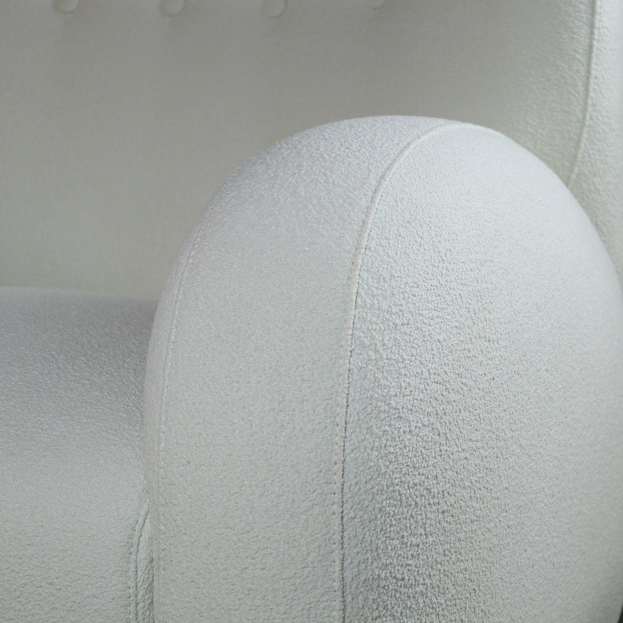 Eric Ivory Armchair (White)