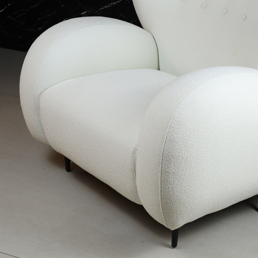 Eric Ivory Armchair (White)