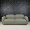 Hallie Sofa Set (A) in Grey & White