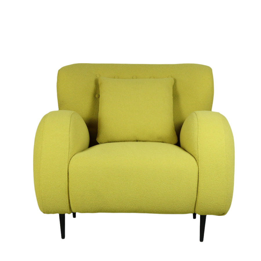 Eric Ivory Armchair (Yellow-Green)