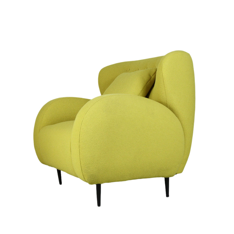 Eric Ivory Armchair (Yellow-Green)