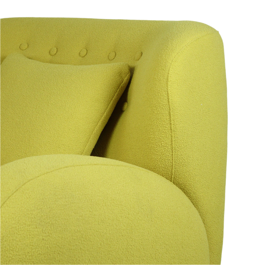 Eric Ivory Armchair (Yellow-Green)